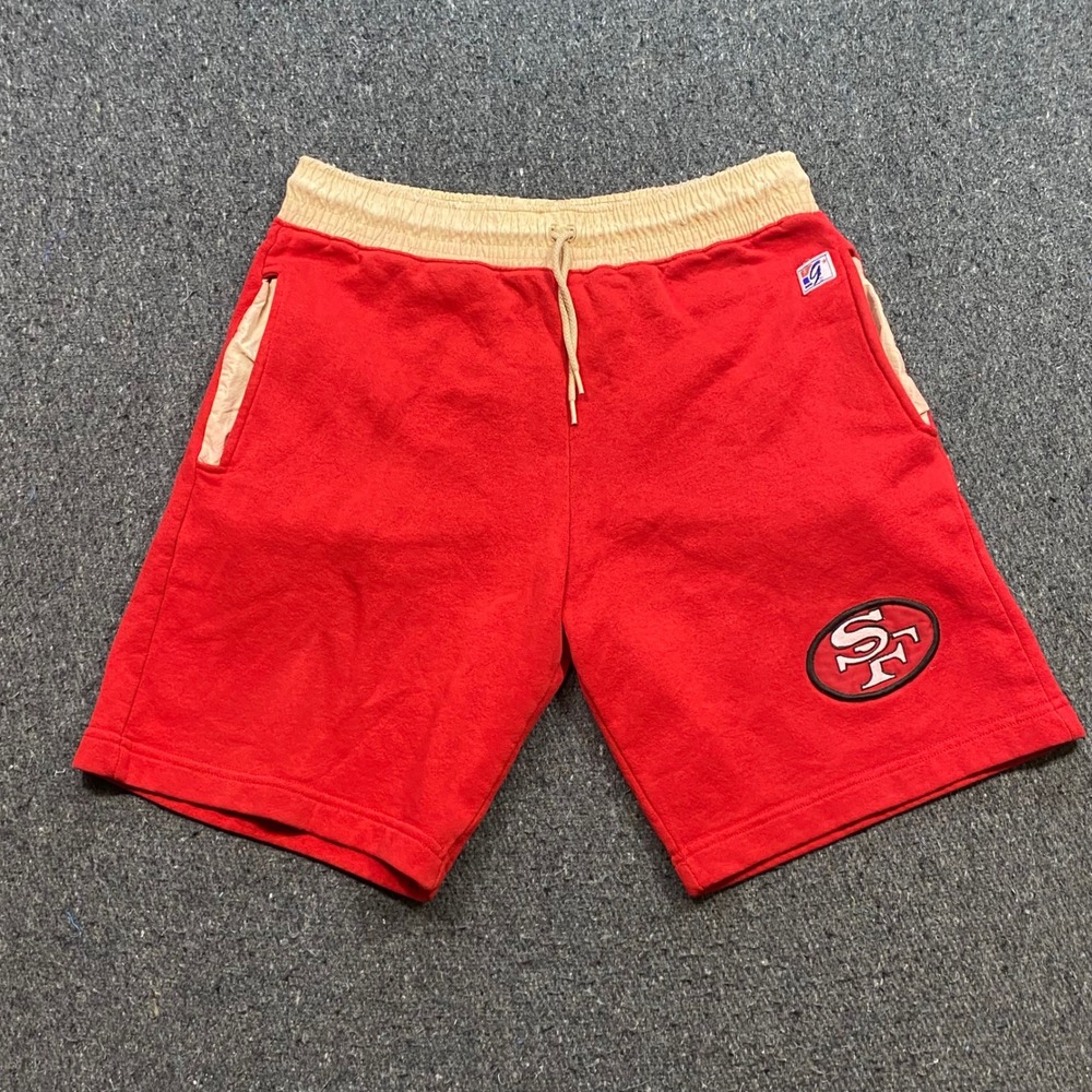 The Game San Francisco 49ers Shorts Sz M Mens Red VTG 90s Fleece NFL Gorpcore